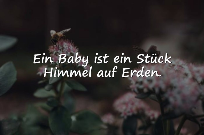 Bilder mit babysprüche zur geburt - 20