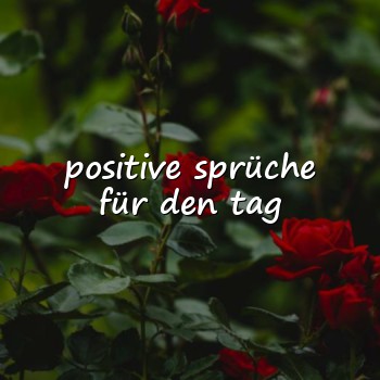positive sprüche für den tag - 2026
