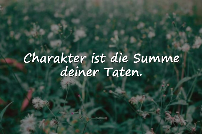 Bilder mit charakter sprüche zum nachdenken - 11