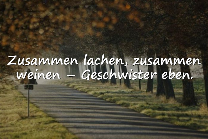 Bilder mit geschwisterliebe sprüche - 20