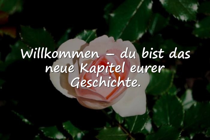 Bilder mit moderne sprüche zur geburt - 6