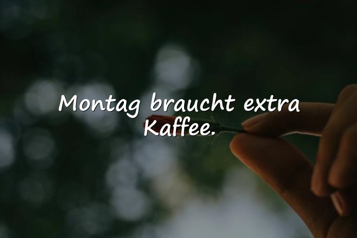 Bilder mit montag sprüche - 21