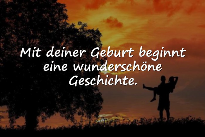 Bilder mit spruch zur geburt - 1