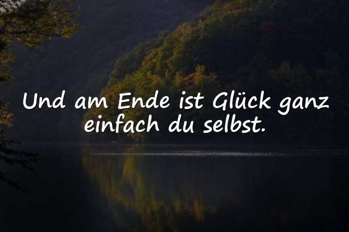 Bilder mit sprüche glück - 1
