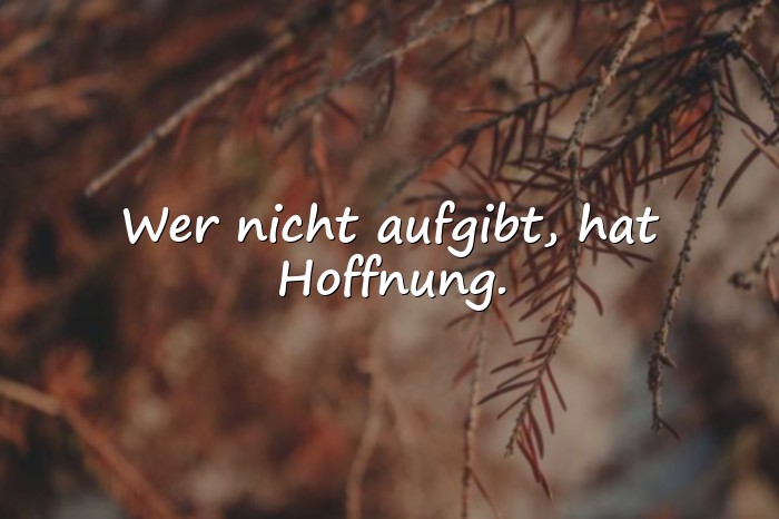 Bilder mit sprüche hoffnung - 14