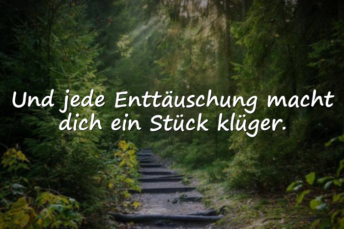 Bilder mit sprüche über enttäuschung - 1